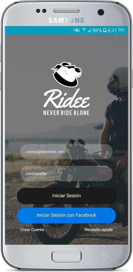 Aplicación Gratuita Ridee